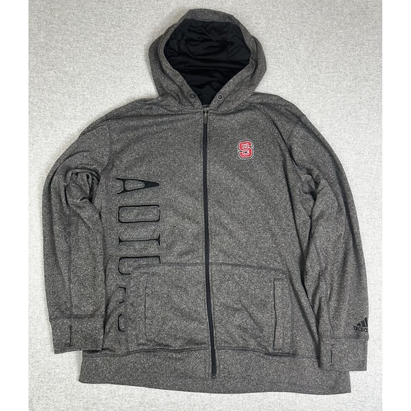 adidas Other - NC State Wolfpack Hoodie Jacket Mens 3XL NCAA Football Music City Bowl Adidas